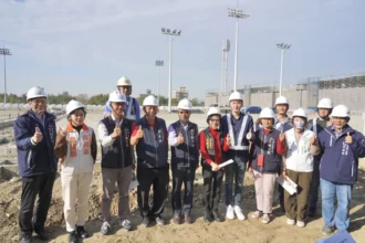 全國首座國際AFC等級足球場地！　「台中市國際足球運動休閒園區」進度達7成、力拼今年底完工啟用