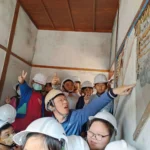 莿桐饒平國小舊宿舍修復再利用工程工地展教育推廣 翻轉學習想像　小學生走進歷史建築工地了解未來活化再利用