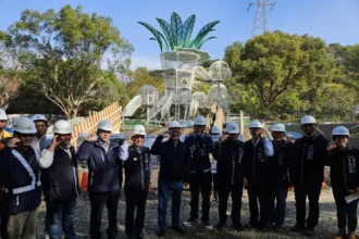 全國單一場域溜滑梯數量最多公園即將完工 就在清水鰲峰山公園 張清照議長大力爭取 　讓大人、小孩新增「放電」地點