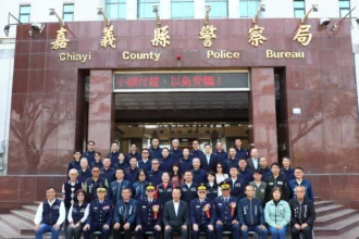 古瑞麟接任嘉義縣警察局長　翁章梁見證交接典禮