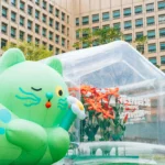 超人氣插畫角色「喵喵」化身巨偶　北市府廣場必拍打卡點