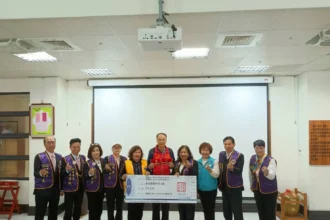 和樂獅子會寒冬送暖　捐助若竹兒教育基金會31萬元