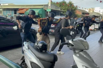 員林警銀行防搶演練「馬到成功，馬前失蹄」！