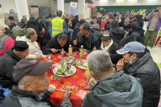 三重紳士協會歲末關懷餐會　鼓勵街友努力迎接新未來