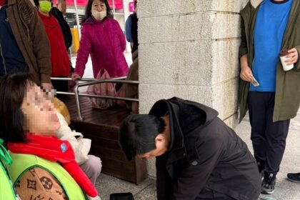 與死神搶命！基隆休假消防小隊長街頭CPR救回百歲翁