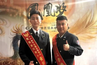 浴火鳳凰守護基隆　黃軍緯、李德修榮獲全國消防楷模肯定