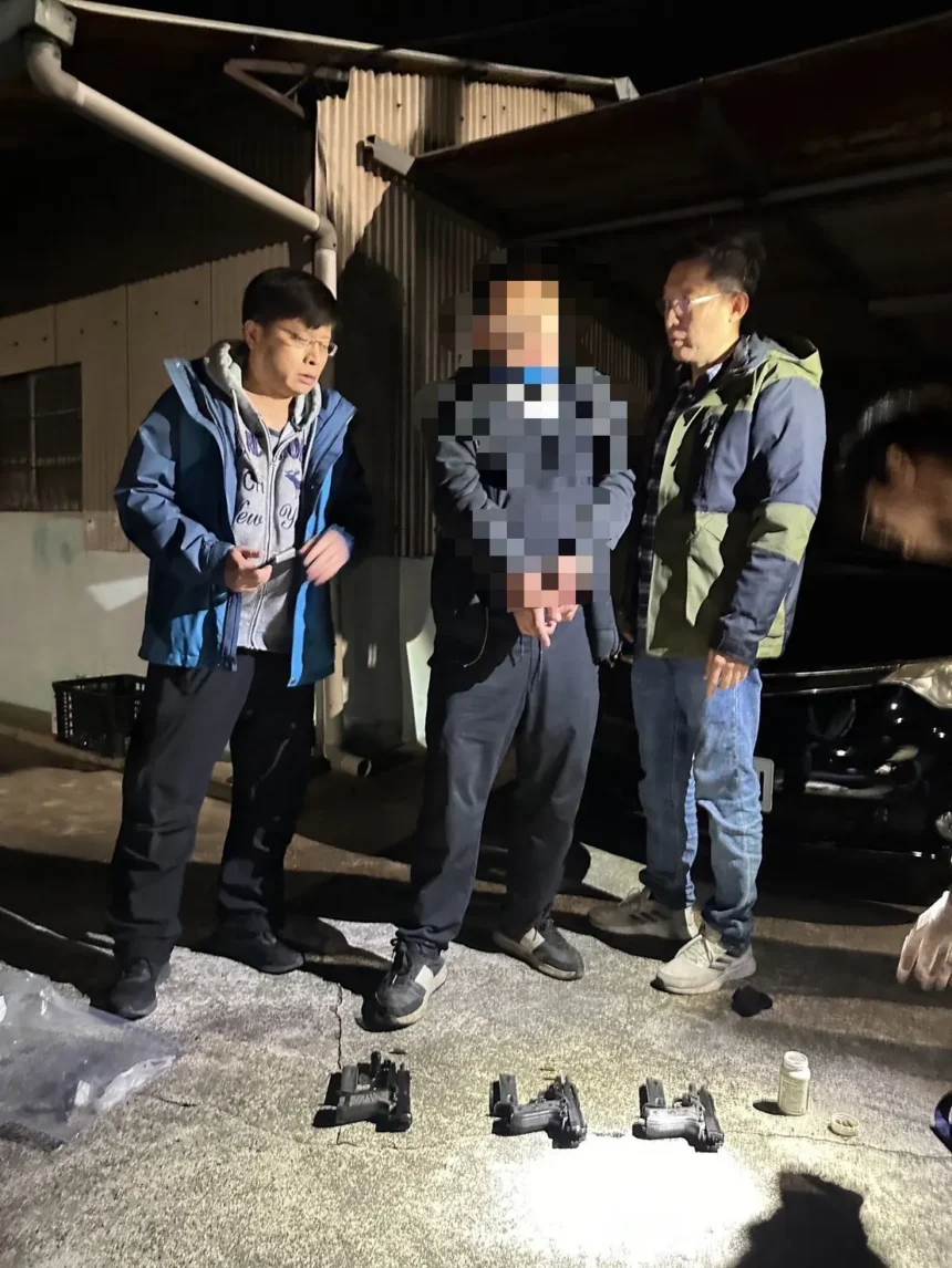 討債反遭持槍砸車　中埔警方速逮捕犯嫌到案