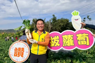 拔得新年好彩頭　竹山鎮親子拔蘿蔔體驗　寓教於樂