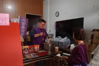 大寒「寒風無情　暖餐有愛」人安基金會南投平安站　溫暖寒士心