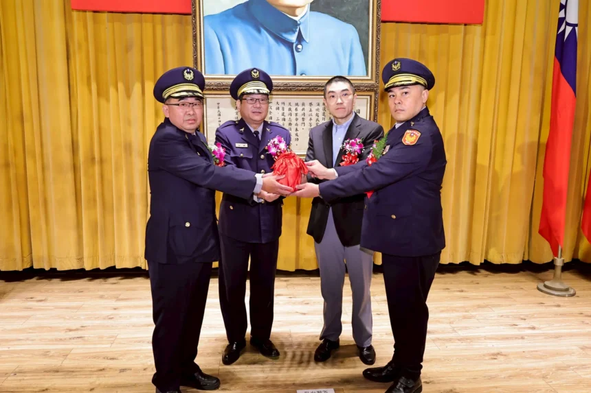 基市警局第三、第四分局長聯合交接　謝國樑期勉延續基隆治安穩定