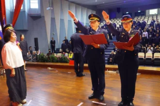 嘉義市警分局長交接典禮　黃敏惠期許打造有溫度的戰鬥團隊