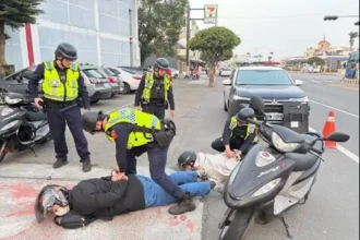 防搶、快打及攔截圍捕逼真上場　嘉警演練來真的！