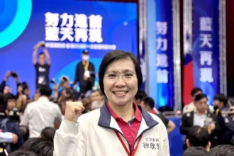 藍營竹縣長初選白熱化　徐欣瑩：認同陳見賢黨內開放參選