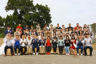 黃敏惠證婚、姐妹市祝福　嘉義市第44屆集團結婚洋溢幸福