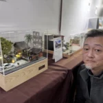 蕭如松藝術園區展出光陰的縮景用模型看台灣