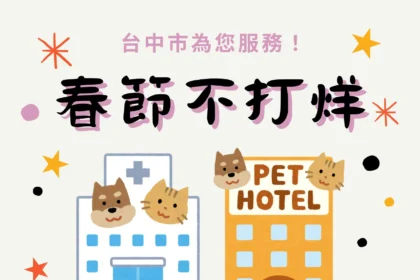 春節毛孩照護不打烊！台中市整合寵物醫療與照顧資源　陪伴飼主安心過好年