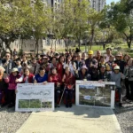 太平麗園公園「花之道」提前開放使用！　建設局長：為市民獻上綠意新春禮物