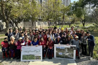 太平麗園公園「花之道」提前開放使用！　建設局長：為市民獻上綠意新春禮物