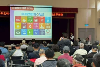 東勢地政重測宣導會　提供個別化客語諮詢服務、贈春聯溫馨迎馬年