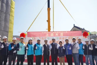 北屯區第28公墓新建納骨塔今上梁！　中市跨局處斥資7.5億打造山城治喪新環境