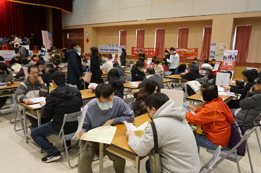 中市府2月系列徵才接力登場！　邀60家企業釋出超過1,500個職缺！