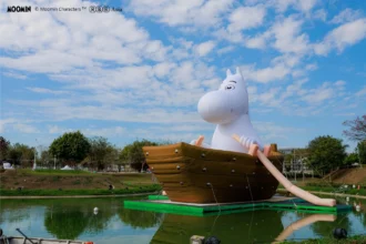 一秒飛歐洲！連假夢幻收尾　網上瘋傳：中台灣燈會「姆明谷」宛如歐洲童話小鎮