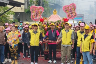 新社九庄媽大年初四熱力全開　凌晨四點集合遊庄遶境