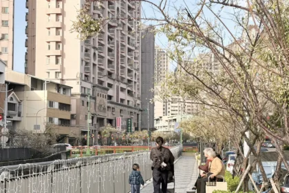 梅川沿岸梅花盛開！　中市推動人本改善 串聯市區賞花更安全舒適