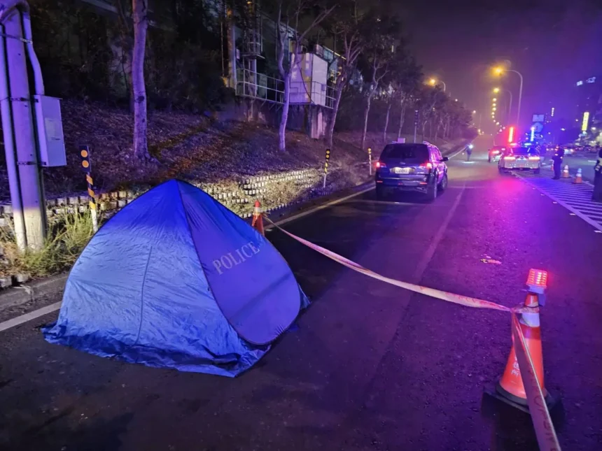 高雄中正交流道死亡車禍　行人遭3車輾斃