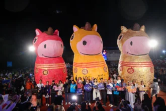 2026平溪天燈節　侯友宜題「平安如意 溪望成真」　祈願迎來滿滿福氣