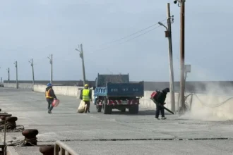 雲縣府漁港清潔與環境美化　迎接馬年全新風貌