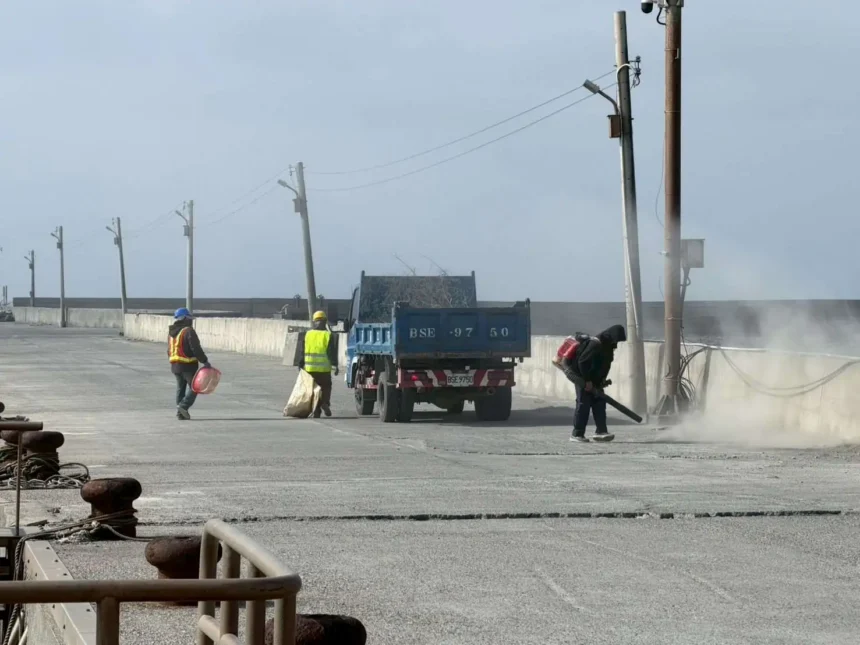 雲縣府漁港清潔與環境美化　迎接馬年全新風貌