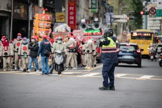 北投慈后宮媽祖遶境　北投分局全力維安交管