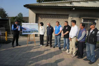 雲縣府自籌1450萬翻新二崙雲33、雲21線及崙背市區道路　守護鄉親行車安全