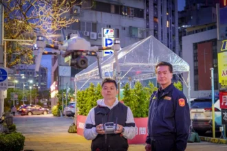 科技鷹眼守護台北燈節人潮　警力、無人機全力維持西門交通順暢