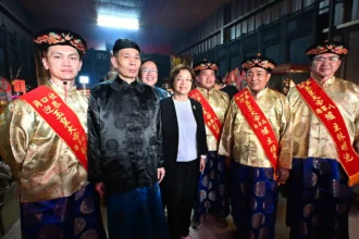 傳承百年傳統迎天公　芬園鄉社口角迎天公