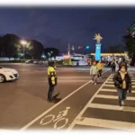 金馬賀歲迎新春　交通順暢喜迎春　松山警守護春節交安