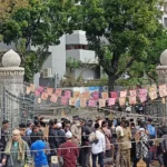 齋月第２場主麻＋２２８連假　千餘名穆斯林湧進台中清真寺禮拜