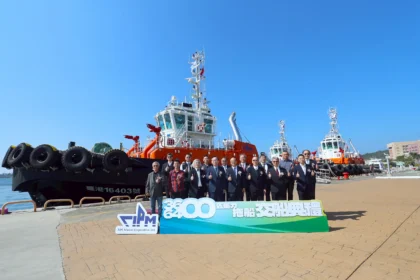 臺灣港務港勤公司舉辦3艘拖船交船典禮　宣示持續強化港區作業效能與航安能量