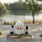 嘉義市蘭潭好漢坡323階全新亮相　大白熊陪你迎新年慢遊嘉義