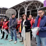 邱佩琳率550名志工拚掃市容　迎接基隆400