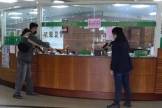 年關將近護治安　埔里分局金融防搶演練　逼真登場