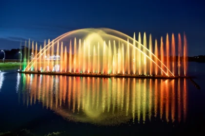 蘭潭音樂噴泉因水位偏低　2/25起暫停演出