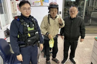 老翁寒夜中瑟瑟發抖　嘉市後湖暖警助返家