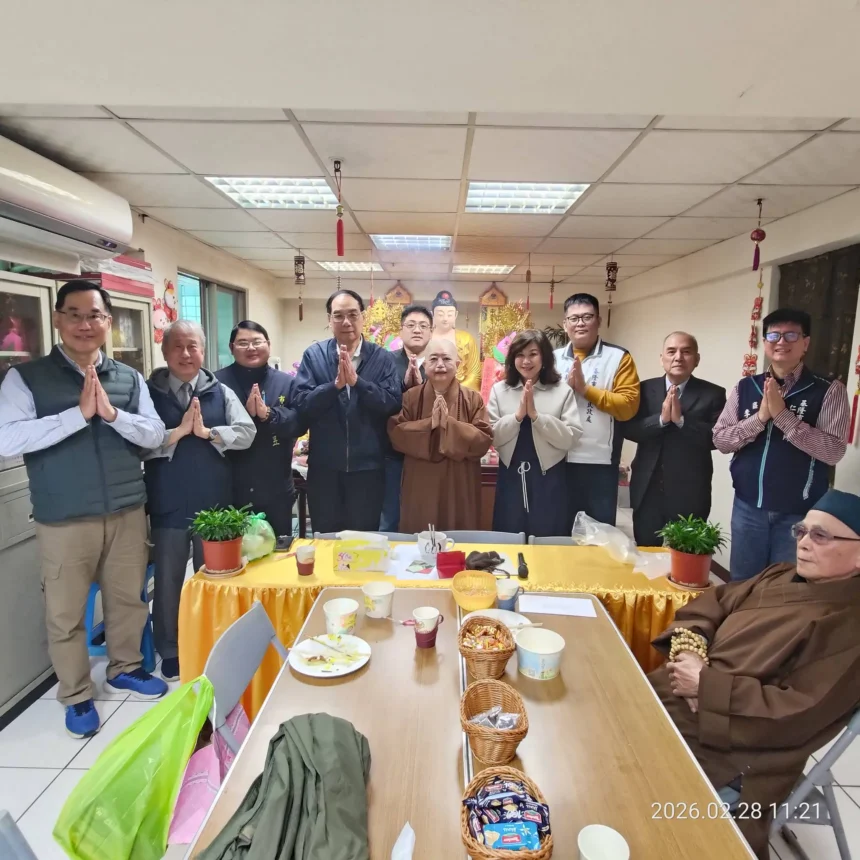 基隆市佛教會新春團拜　邱佩琳祈祝新春吉祥、福慧雙全