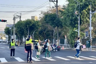 開學了！南投警啟動護童專案　伴學童安心啟航