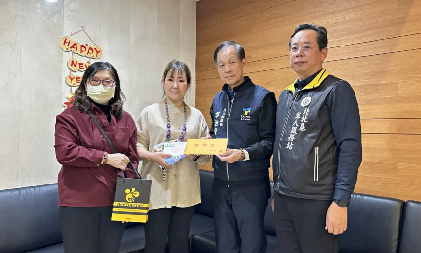 寒冬送暖、金馬送福　北市府春節前夕到府關懷役男家屬
