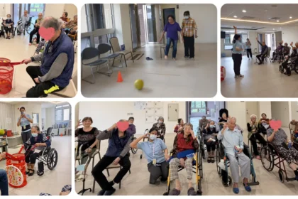 蘭陽仁愛之家松柏園長照機構元宵傳溫情「滾出好運來」趣味體能活動熱鬧登場