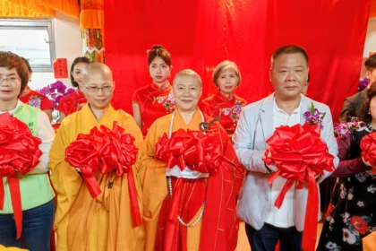 彰化歡喜慈善精舍開光圓滿  證達上人弘法利生行公益