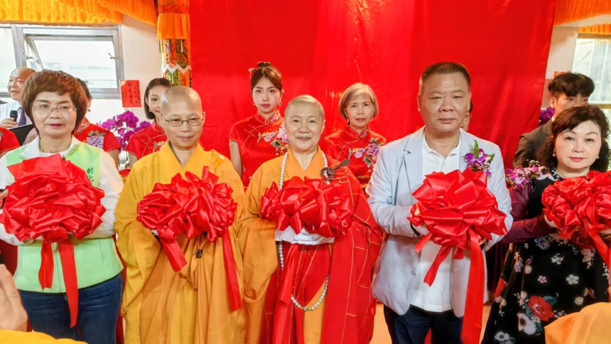 彰化歡喜慈善精舍開光圓滿  證達上人弘法利生行公益